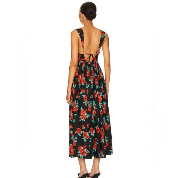 fall black midi dress MIDORI MIDI BANDAGE DRESS